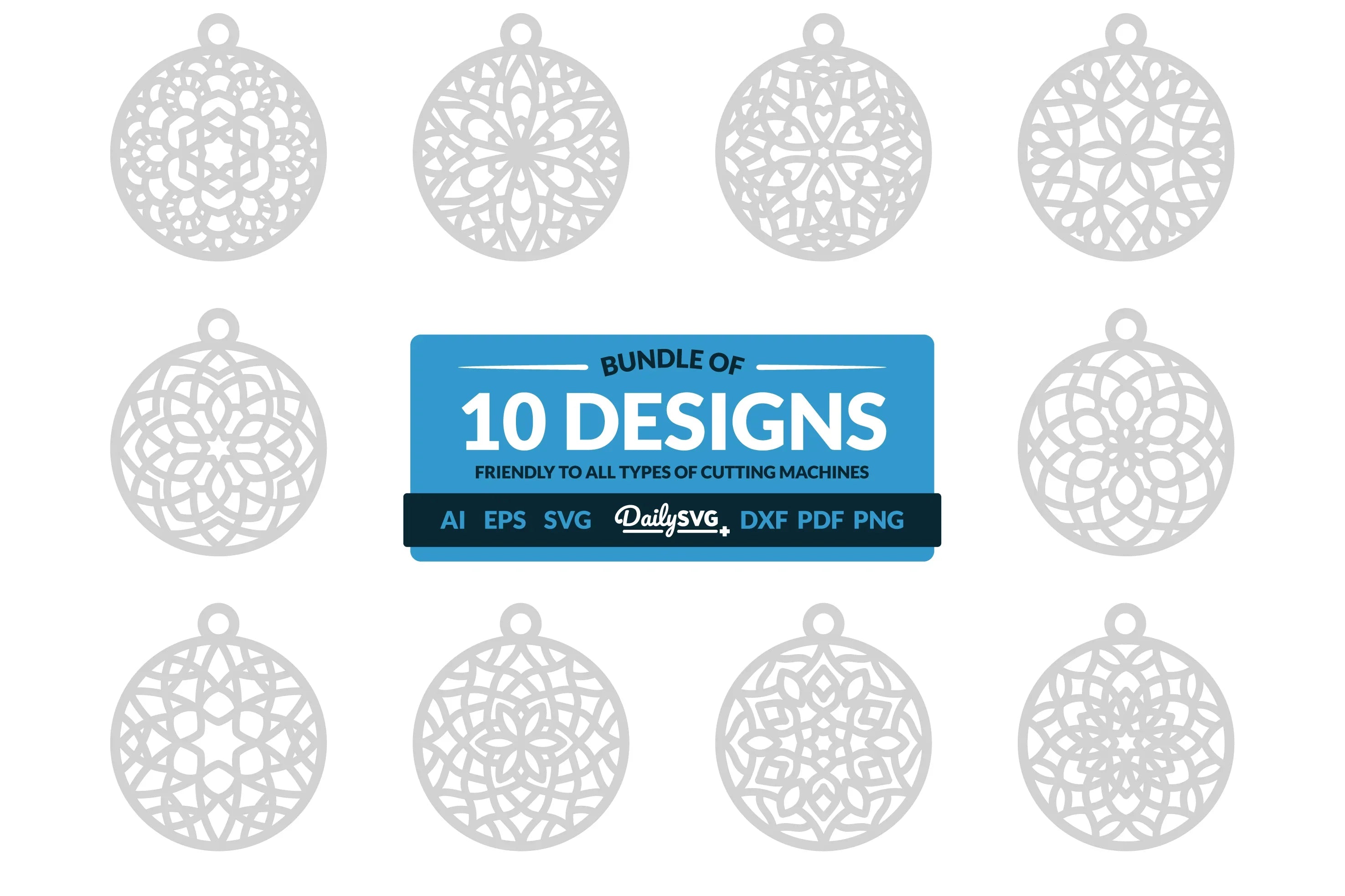Daily Mandala Clipart SVG Bundle - CraftNest - Digital Crafting and Art