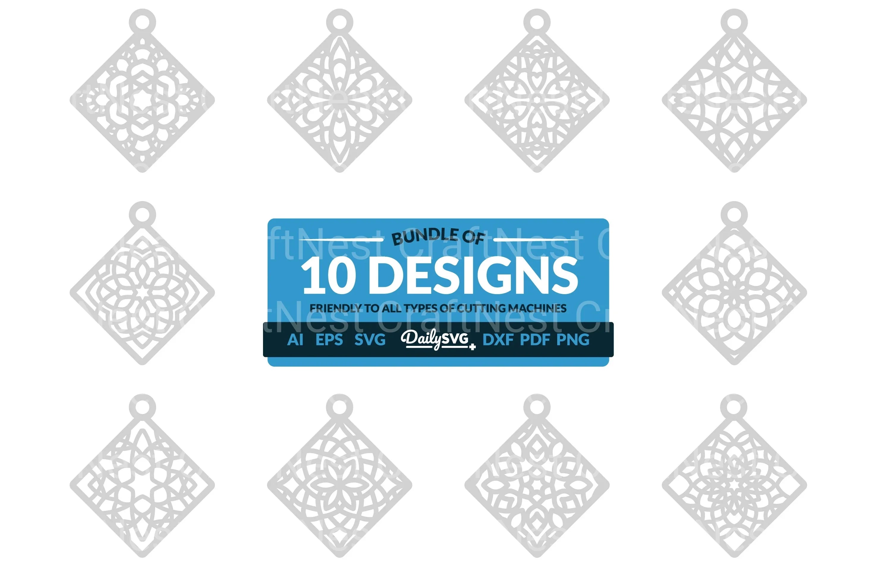 Daily SVG Bundles Mandala Kite Clipart