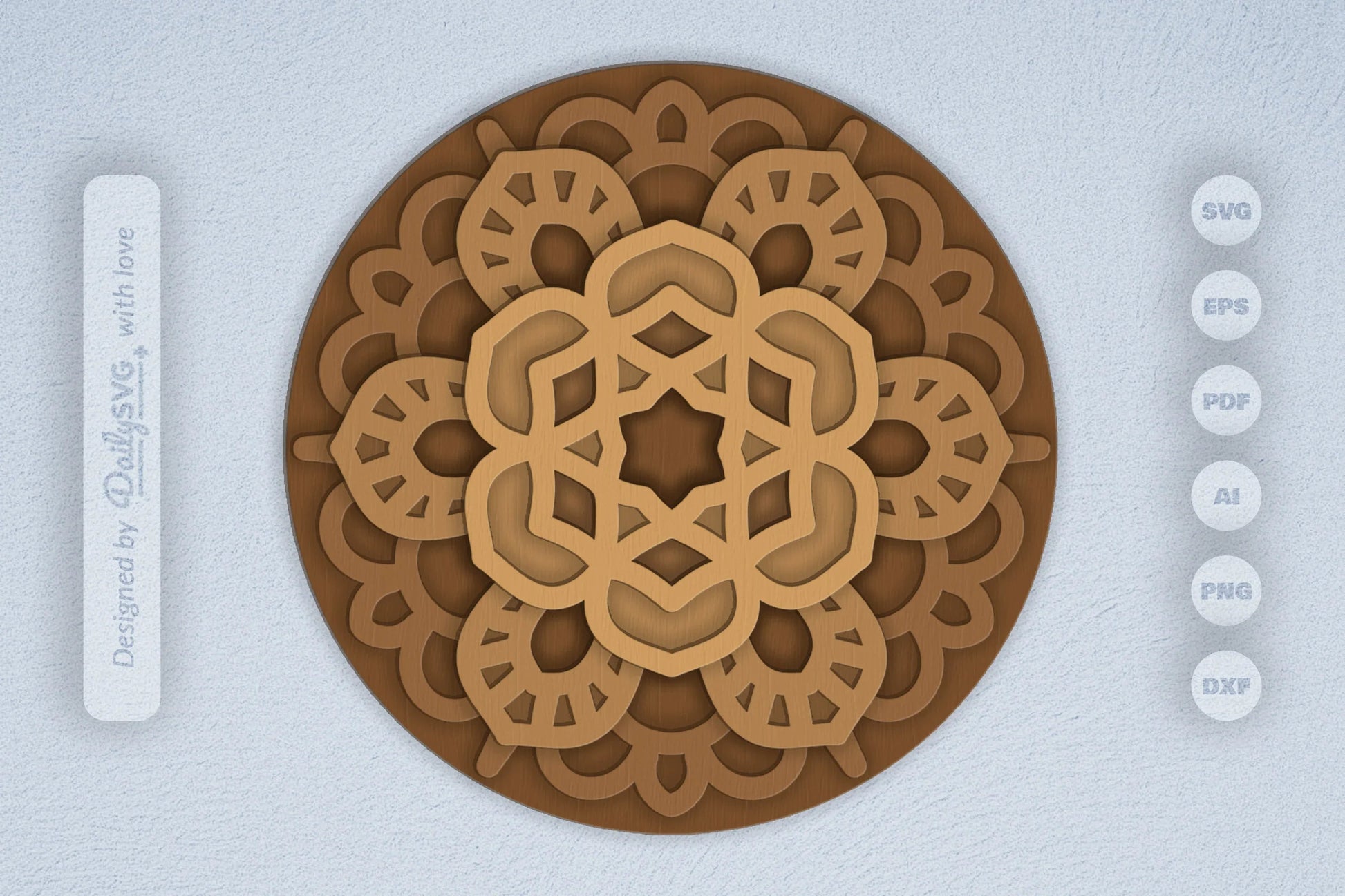 Mandala Laser Cut SVG Bundle - CraftNest - Digital Crafting and Art