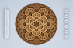 Mandala Laser Cut SVG Bundle - CraftNest - Digital Crafting and Art
