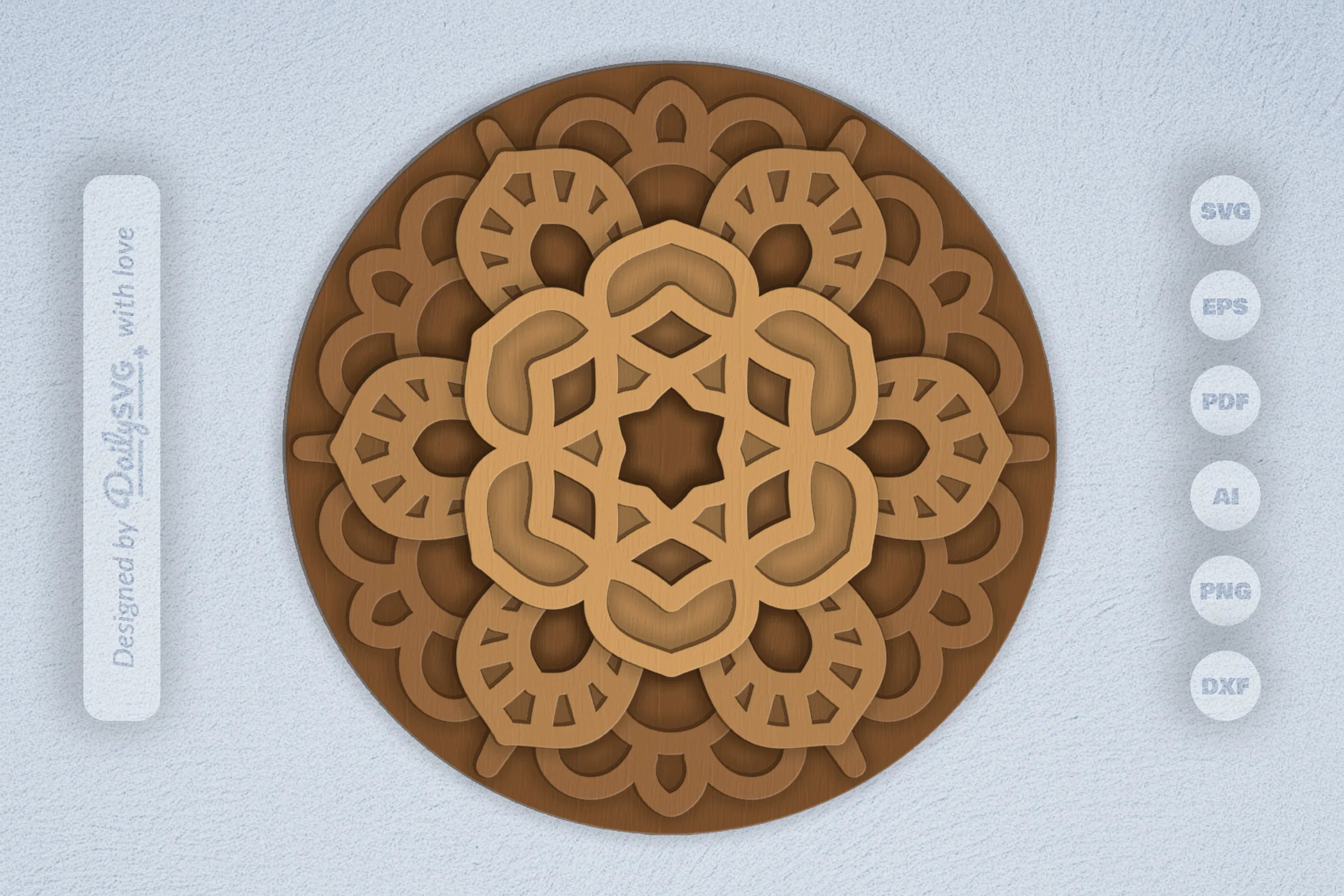 Mandala Laser Cut SVG Bundle - CraftNest - Digital Crafting and Art
