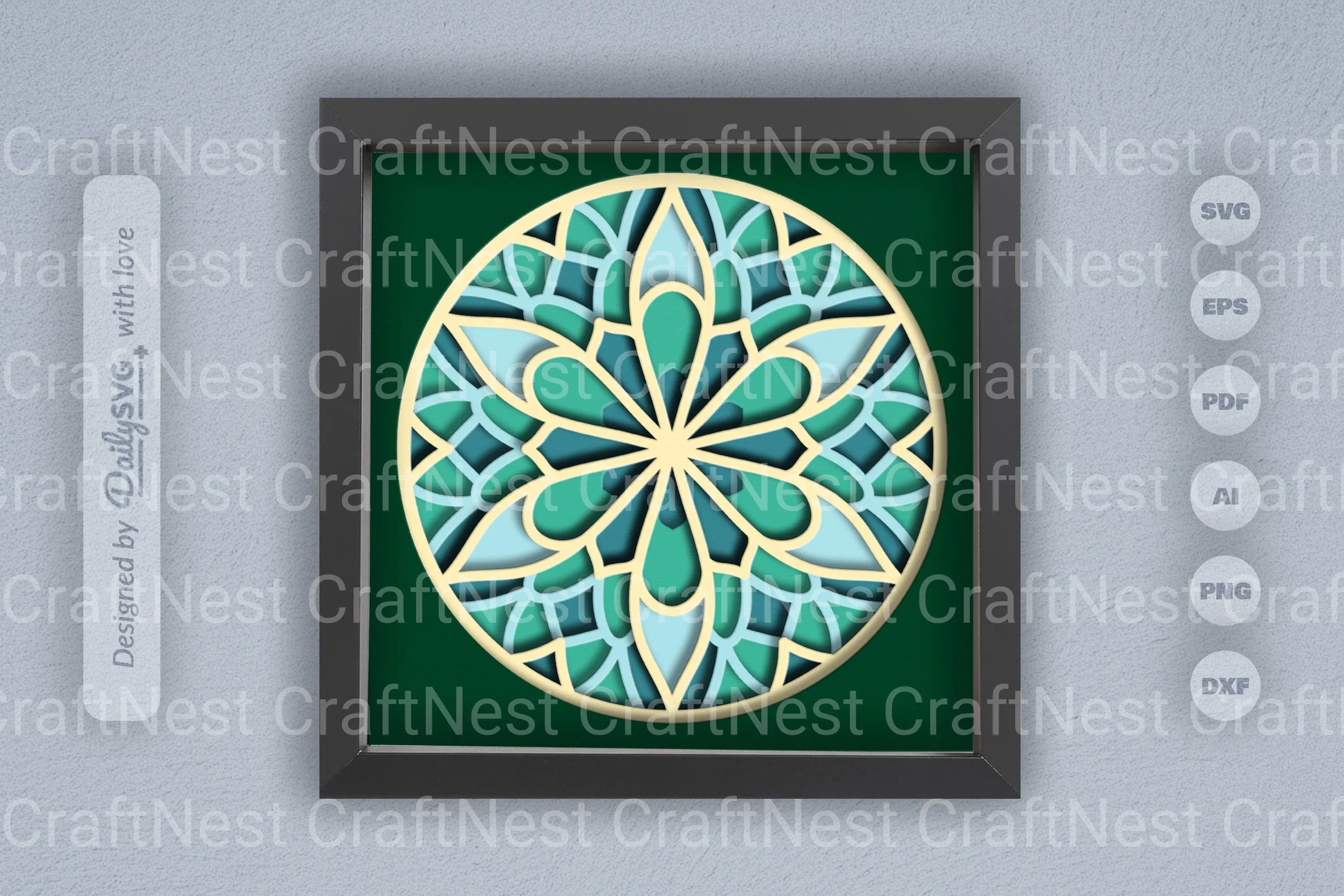 Mandala Paper Cut SVG Bundle