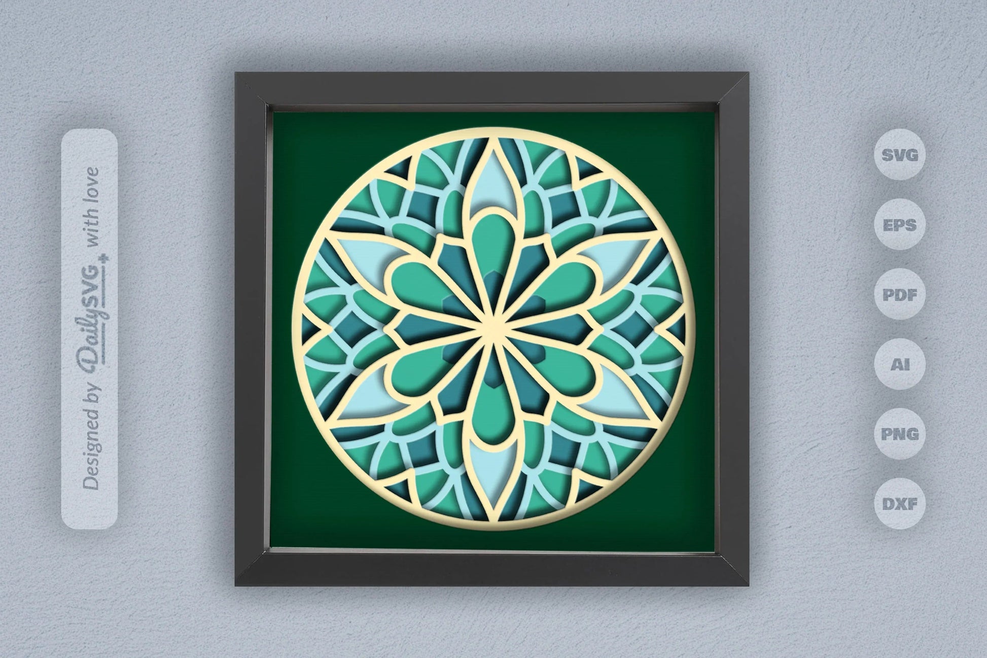 Mandala Paper Cut SVG Bundle - CraftNest - Digital Crafting and Art