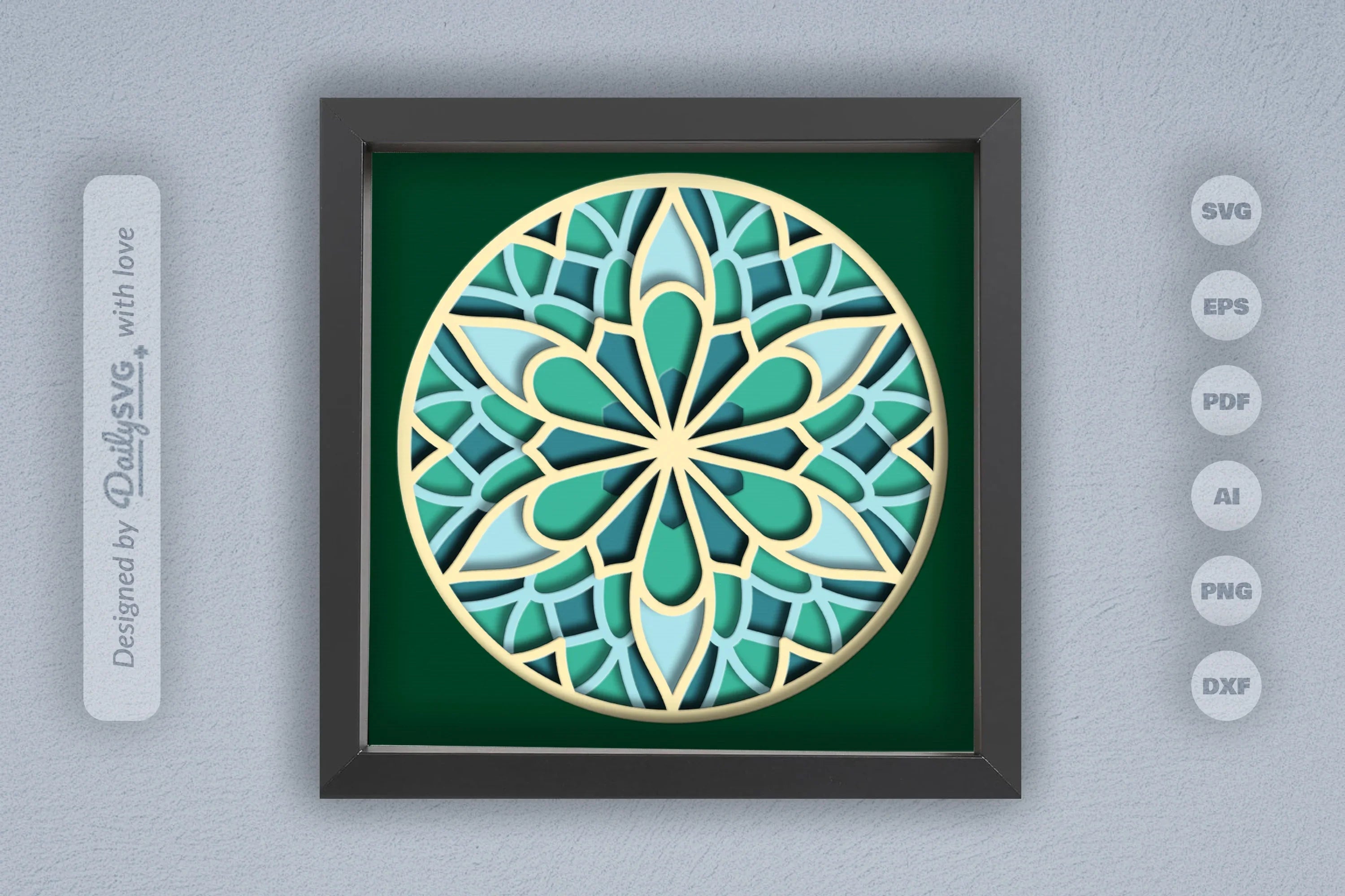Mandala Paper Cut SVG Bundle - CraftNest - Digital Crafting and Art