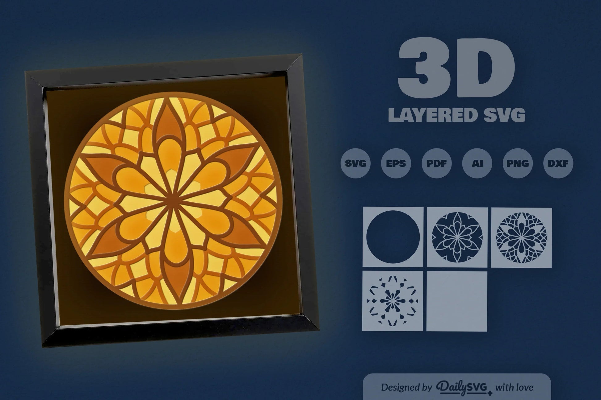 Mandala Paper Cut SVG Bundle - CraftNest - Digital Crafting and Art