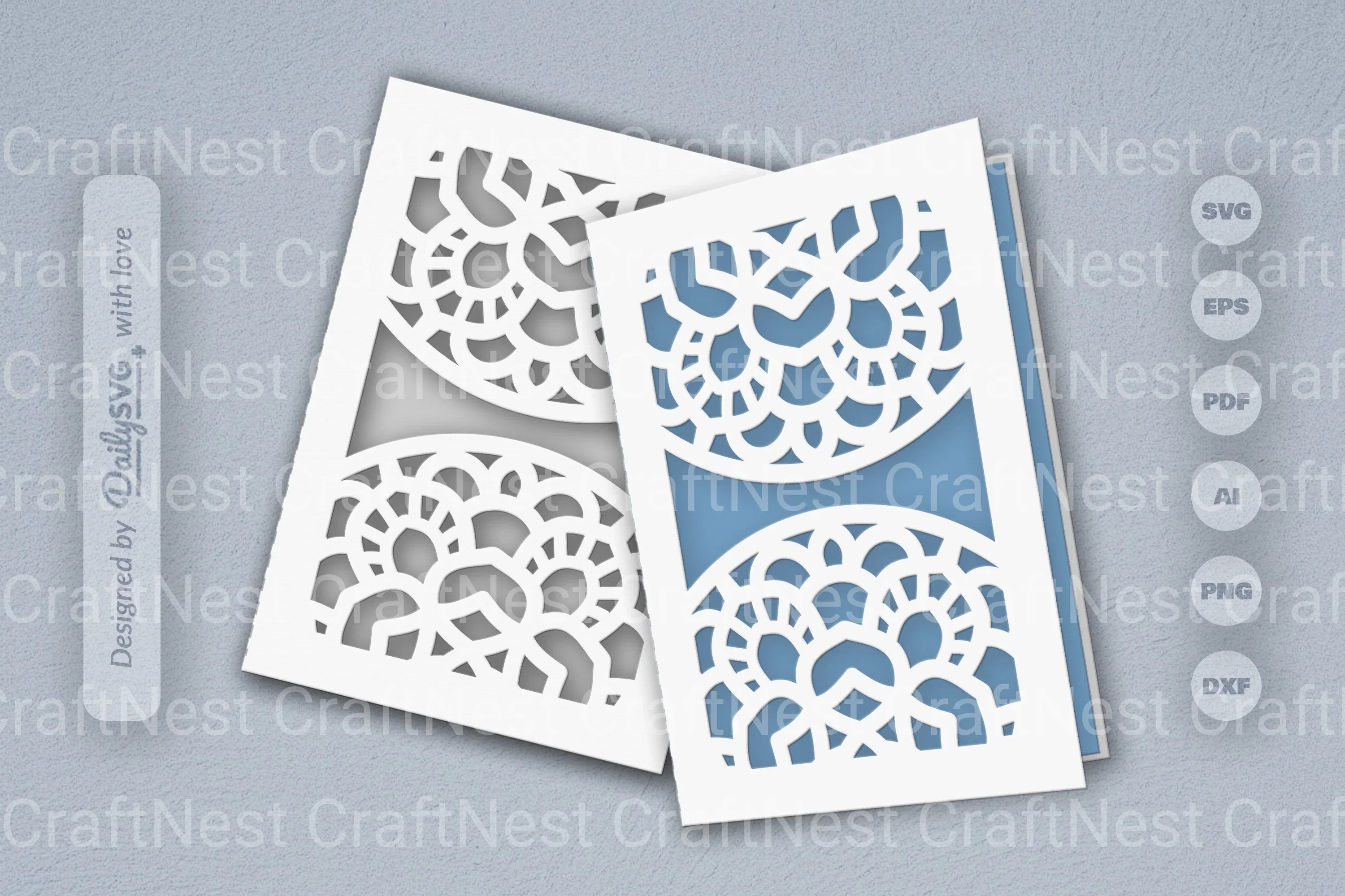Mandala Mirror Papercut SVG Bundle
