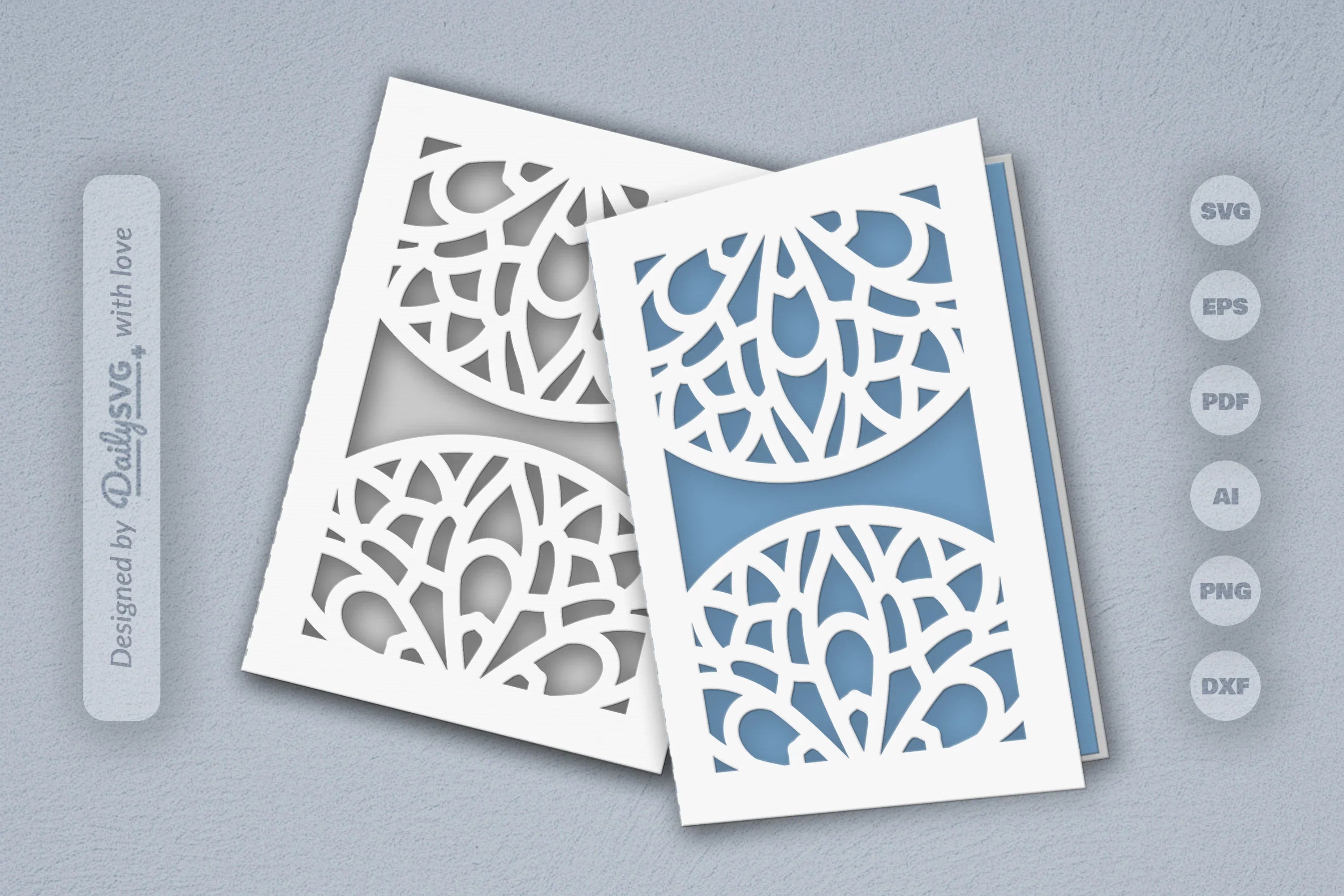 Mandala Mirror Papercut SVG Bundle 8 - CraftNest - Digital Crafting and Art