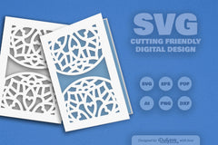 Daily Mandala Mirror Greeting Card Papercut Clipart - CraftNest - Digital Crafting and Art