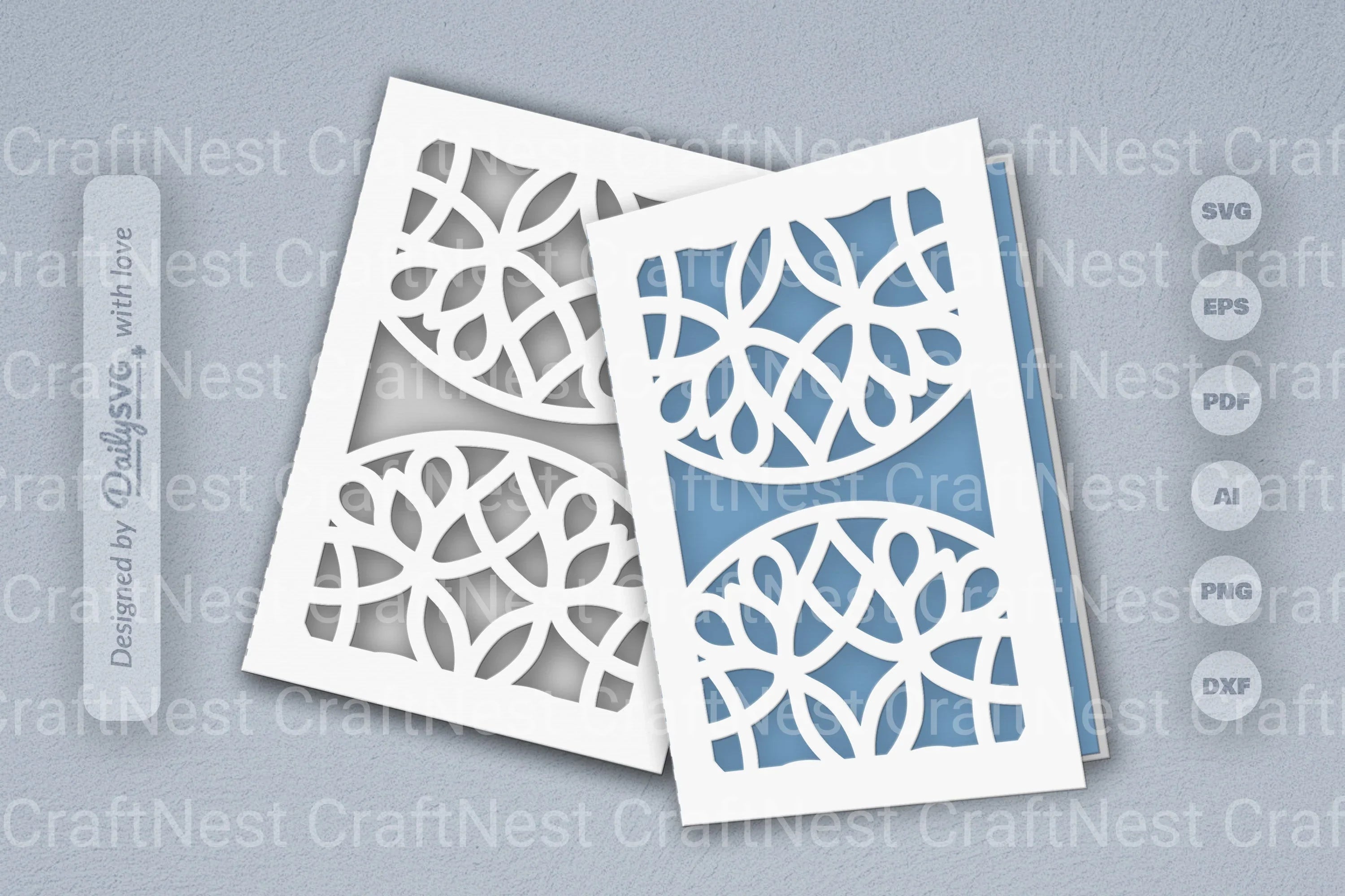Mandala Mirror Papercut SVG Bundle