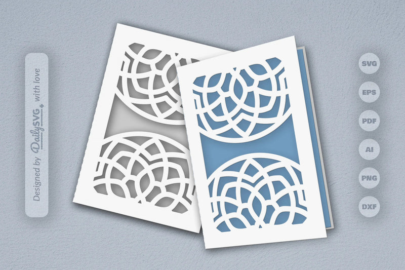 Mandala Mirror Papercut SVG Bundle 9 - CraftNest - Digital Crafting and Art