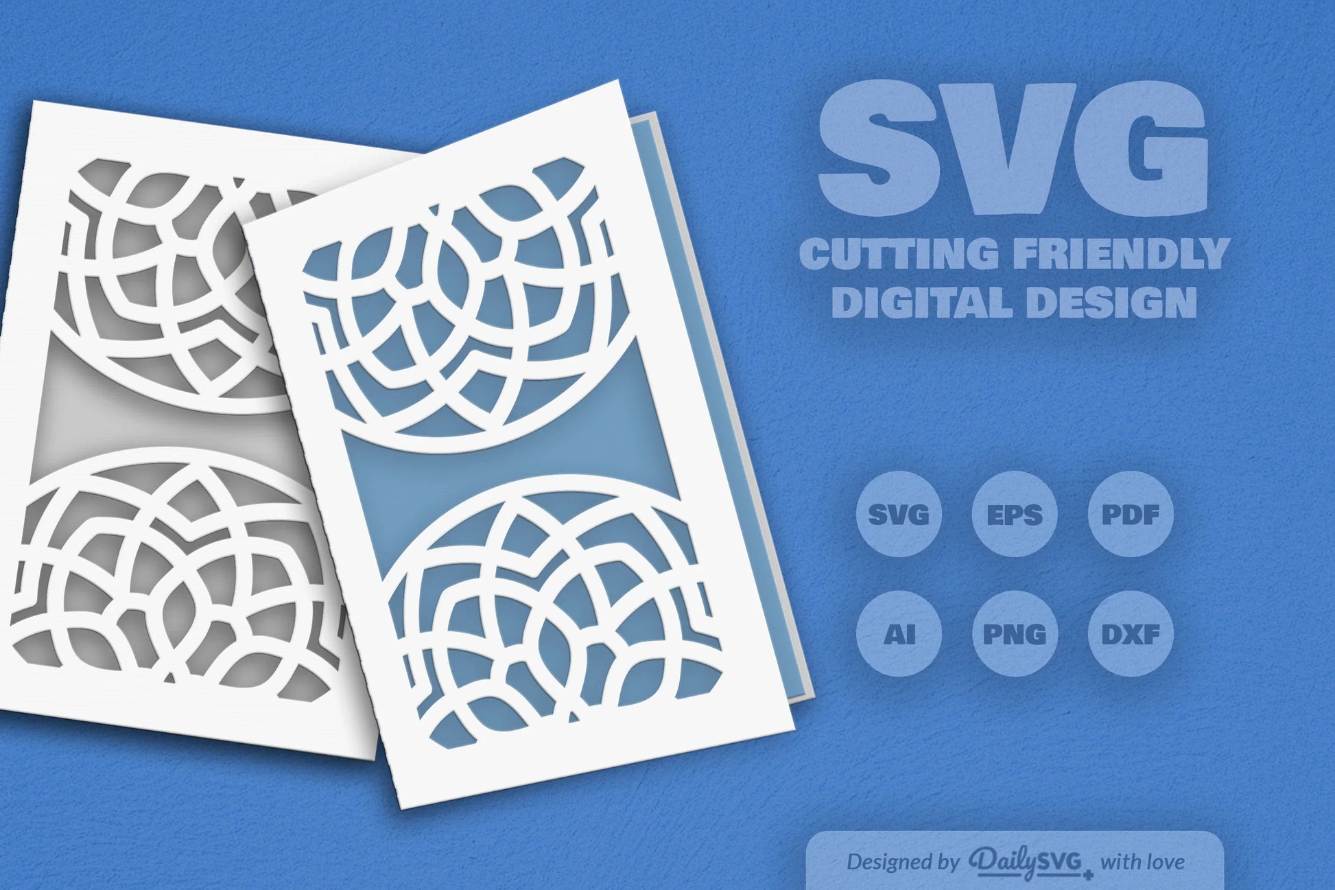 Mandala Mirror Papercut SVG Bundle 9 - CraftNest - Digital Crafting and Art