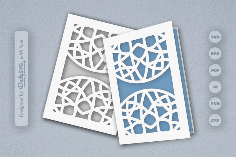 Mandala Mirror Papercut SVG Bundle 1 - CraftNest - Digital Crafting and Art