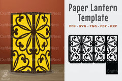 Mandala Papercut Lantern Template SVG Bundle - CraftNest - Digital Crafting and Art