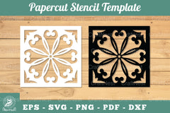 Mandala Papercut Stencil Template Clipart Bundle - CraftNest - Digital Crafting and Art
