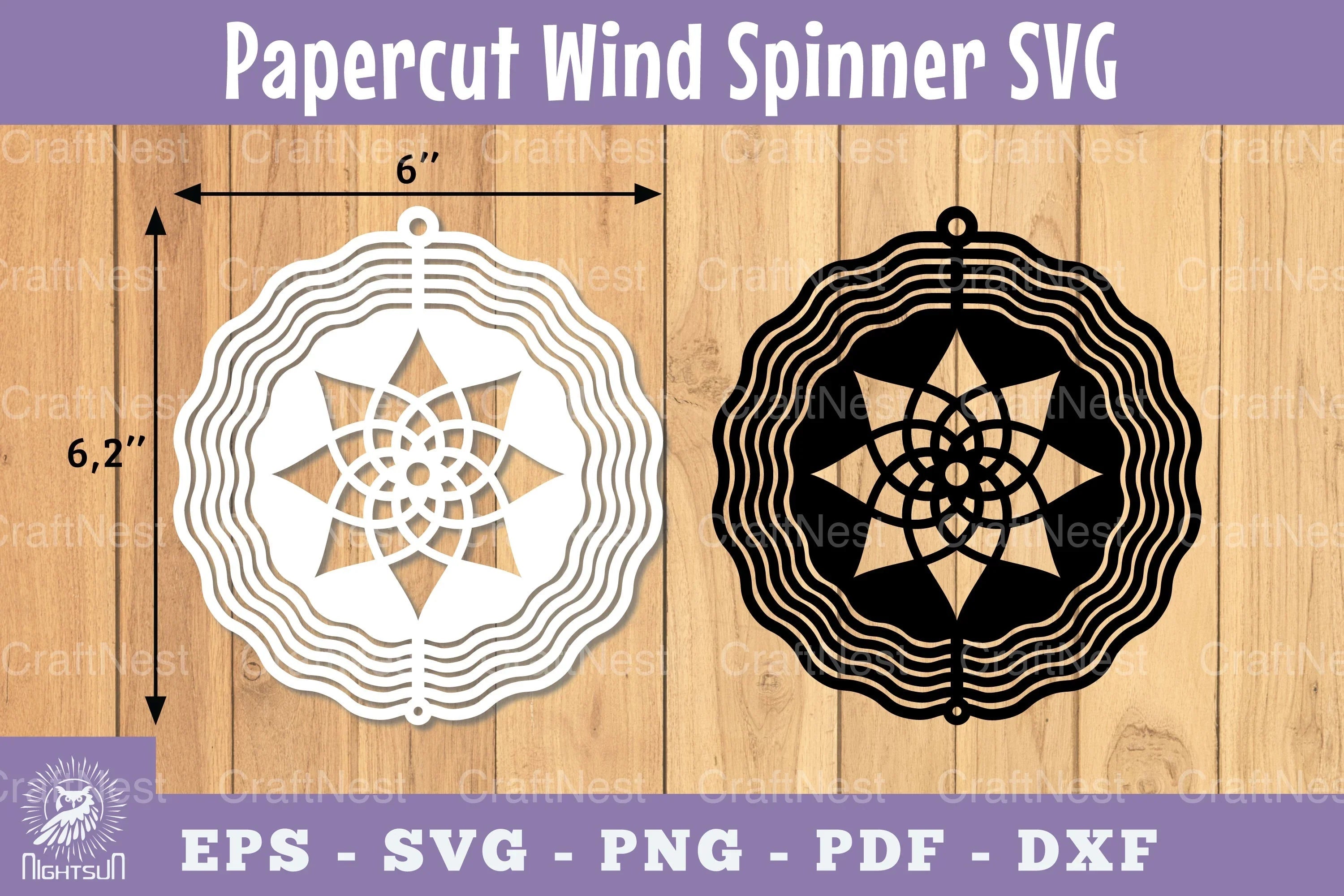 Mandala Papercut Wind Spinner Clipart Bundle - CraftNest - Digital Crafting and Art