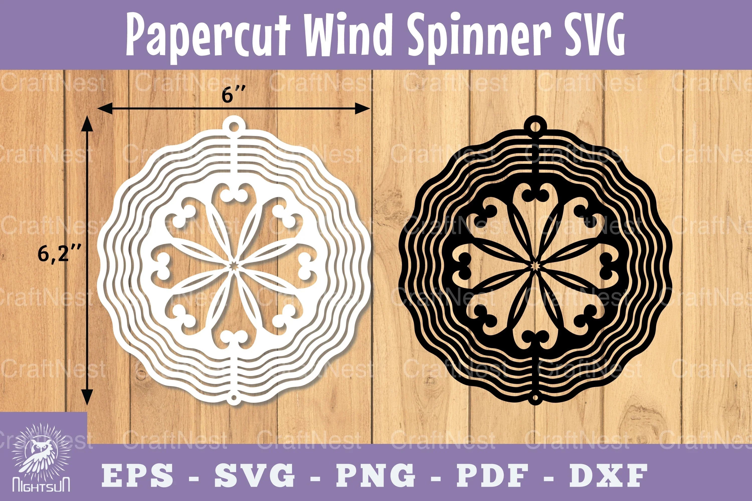 Mandala Papercut Wind Spinner Clipart Bundle - CraftNest - Digital Crafting and Art