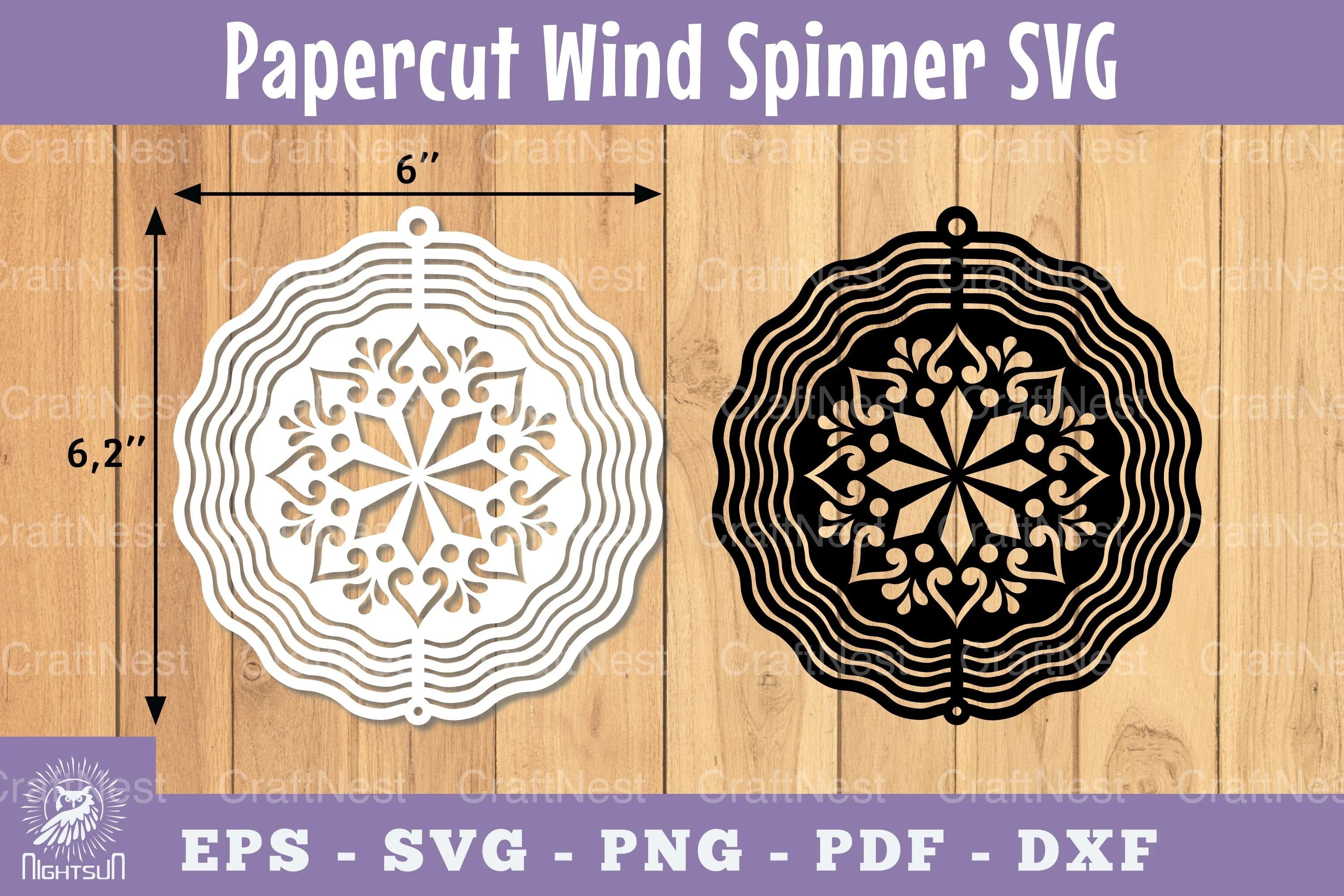 Mandala Papercut Wind Spinner Clipart Bundle - CraftNest - Digital Crafting and Art