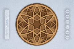Mandala Round Laser Cut SVG Bundle - CraftNest - Digital Crafting and Art