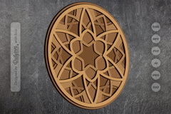 Mandala Round Laser Cut SVG Bundle - CraftNest - Digital Crafting and Art