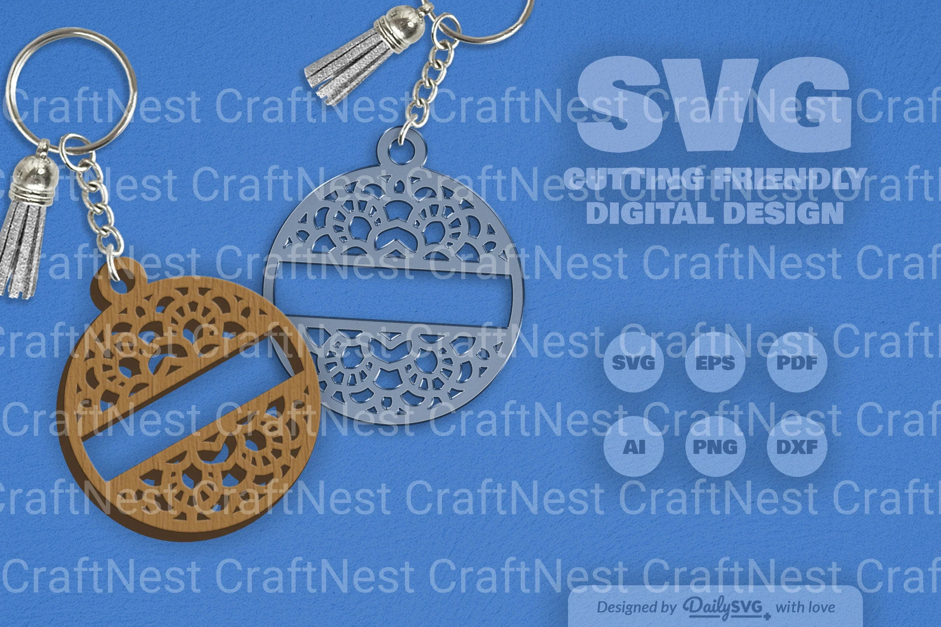 Daily Mandala Split Custom Clipart SVG Bundle