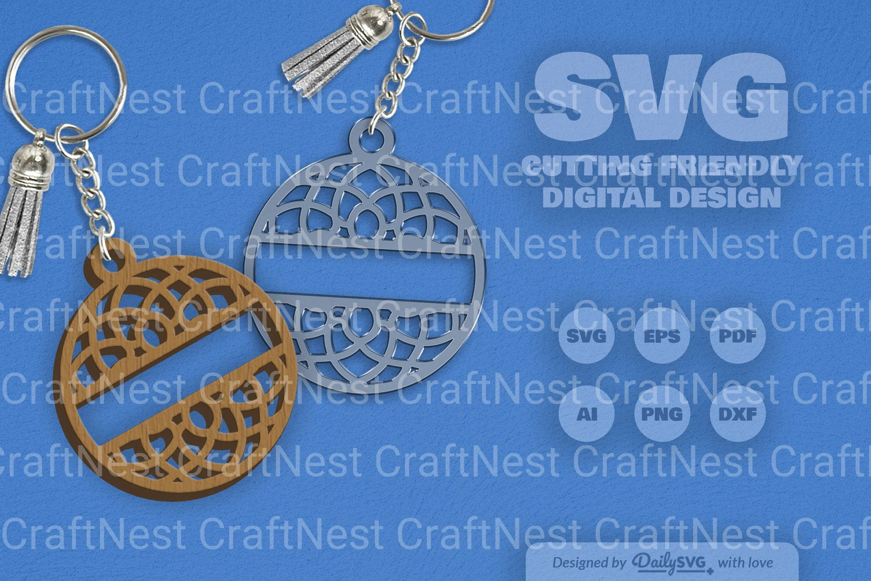 Mandala Split Custom SVG Bundle