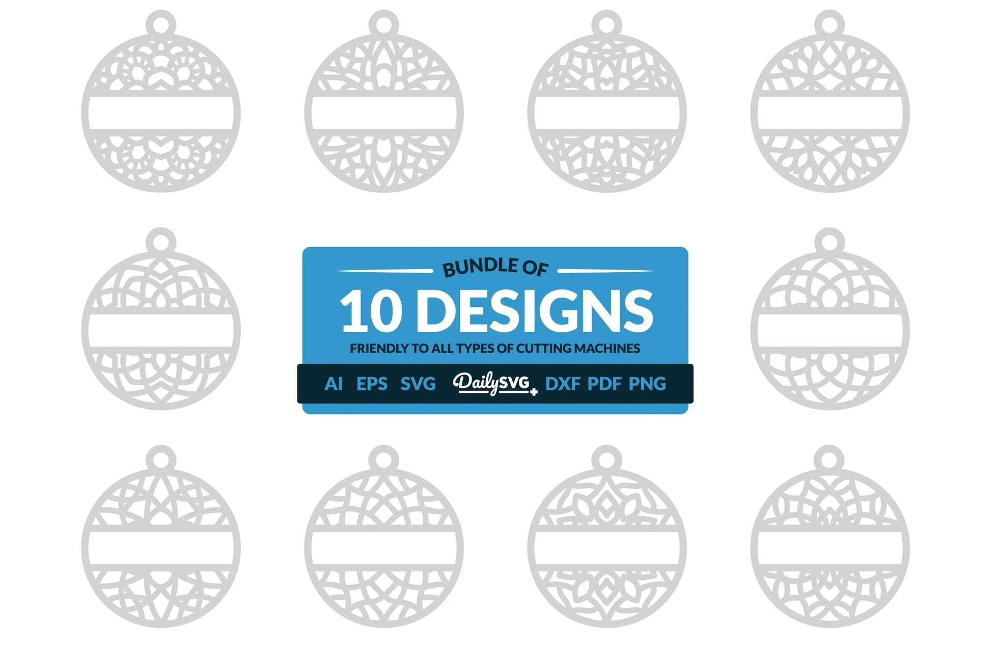 Daily Mandala Split Custom Clipart SVG Bundle - CraftNest - Digital Crafting and Art