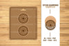 Mandala Stud Earring Lasercut SVG Bundle