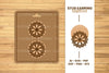 Mandala Stud Earring Lasercut SVG Bundle
