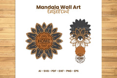 Mandala Wall Art Lasercut SVG Bundle - CraftNest - Digital Crafting and Art
