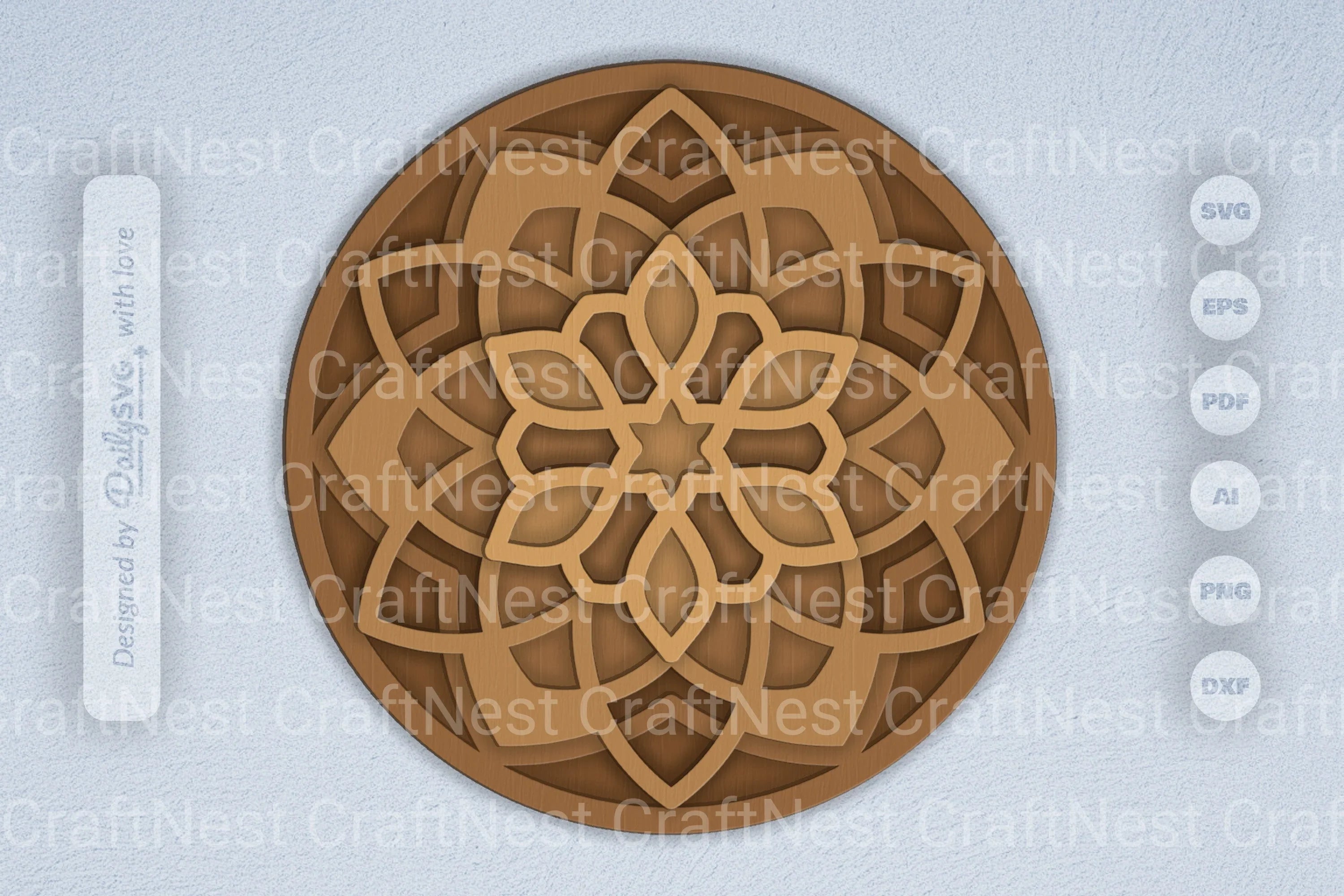 Mandala Wood Laser Cut SVG Bundle