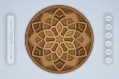Mandala Wood Laser Cut SVG Bundle - CraftNest - Digital Crafting and Art