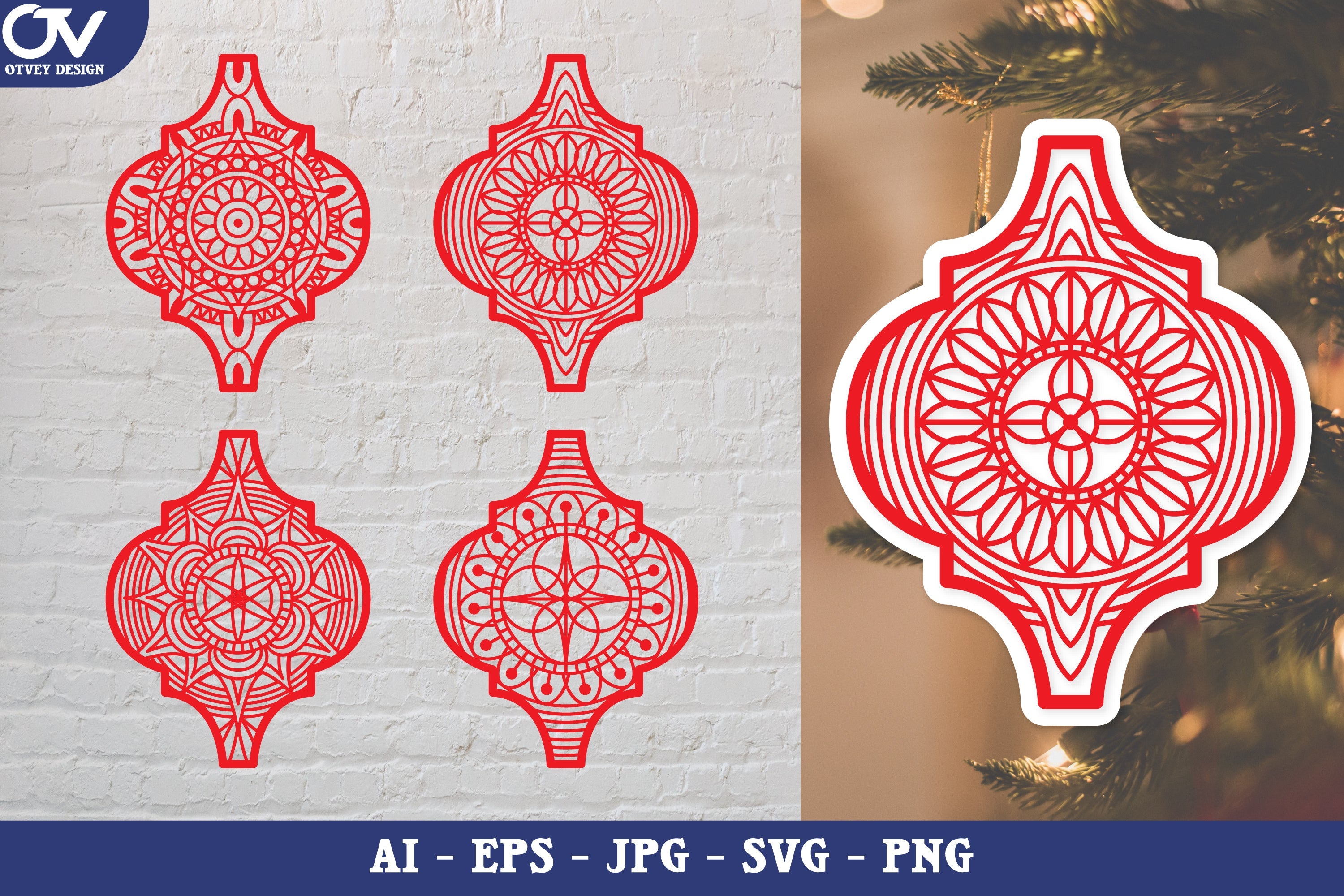 Mandala Arabesque Decal SVG Bundle 2 - CraftNest - Digital Crafting and Art