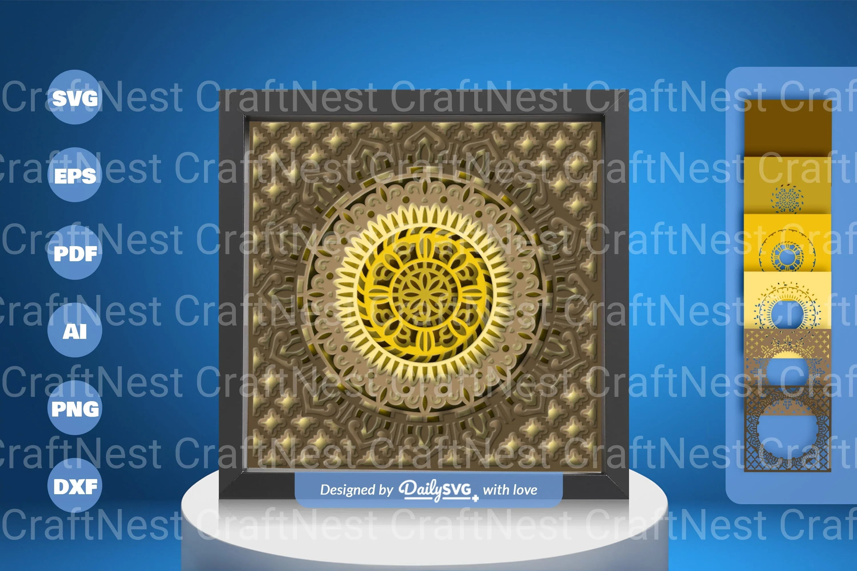 Moroccan Mandala Papercut SVG Bundle