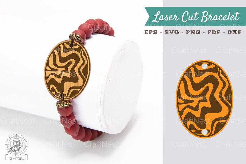 Marble Laser Cut Bracelet Design Bundle - CraftNest - Digital Crafting and Art