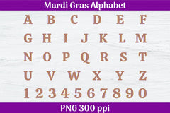 Mardi Gras Doodle Alphabet & Clipart SVG Bundle - CraftNest - Digital Crafting and Art