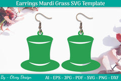 Mardi Gras Earrings SVG Bundle - CraftNest - Digital Crafting and Art