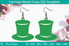 Mardi Gras Earrings SVG Bundle