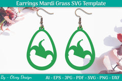Mardi Gras Earrings SVG Bundle - CraftNest - Digital Crafting and Art