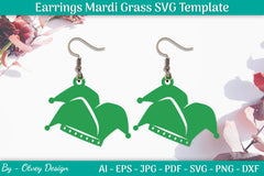 Mardi Gras Earrings SVG Bundle - CraftNest - Digital Crafting and Art
