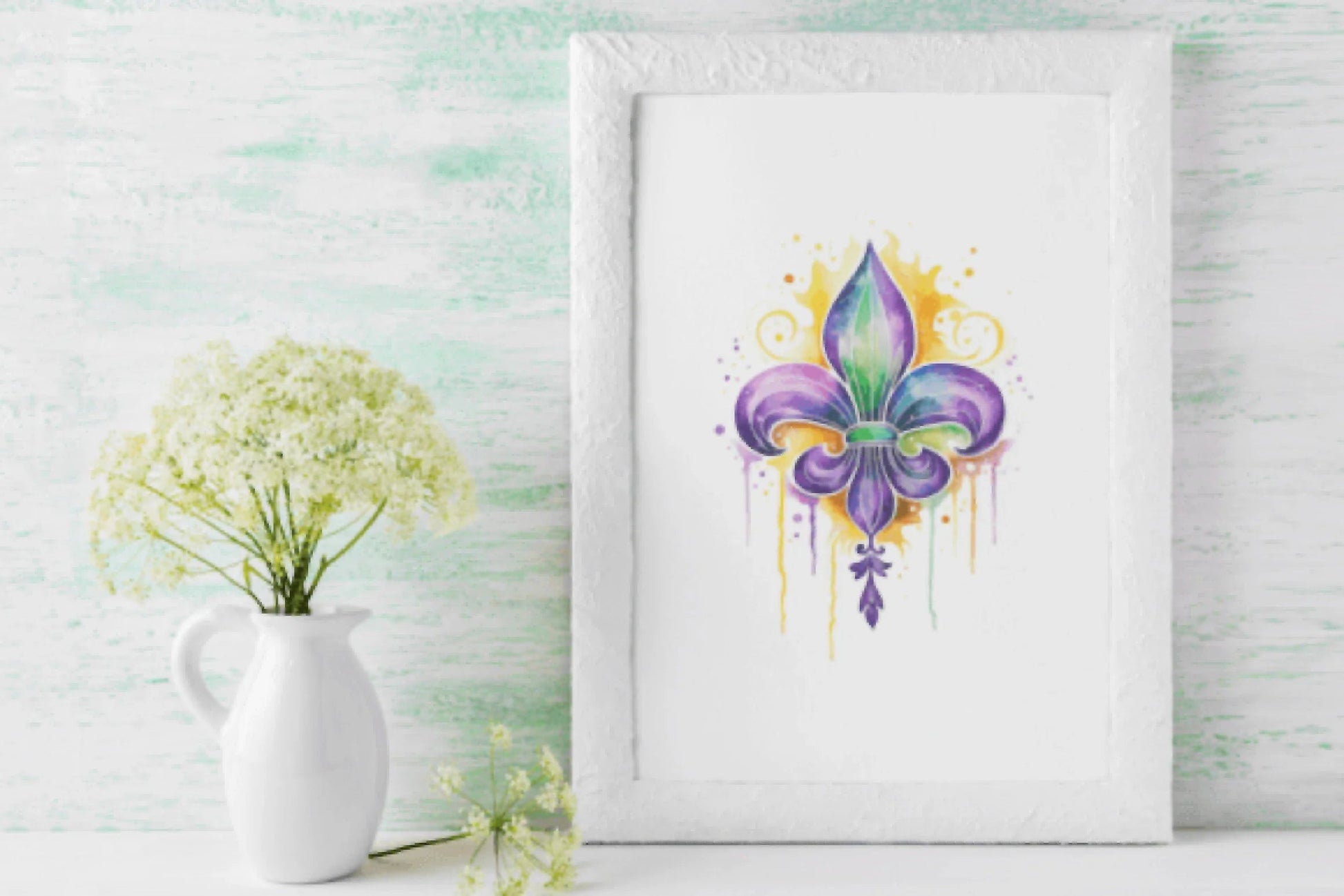 Mardi Gras Fleur De Lis Clipart Bundle - CraftNest - Digital Crafting and Art