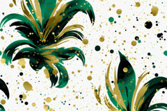 Mardi Gras Green Seamless Digital Paper - CraftNest - Digital Crafting and Art