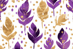 Mardi Gras Seamless Digital Paper in Purple - CraftNest - Digital Crafting and Art