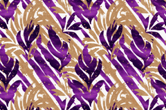 Mardi Gras Seamless Digital Paper in Purple - CraftNest - Digital Crafting and Art