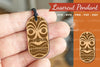 Mask Laser Cut Pendant Design Bundle