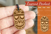 Mask Laser Cut Pendant Design Bundle