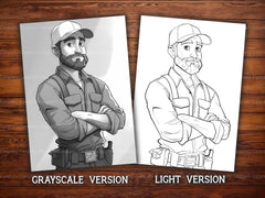 Mechanic Coloring Books - CraftNest - Digital Crafting and Art
