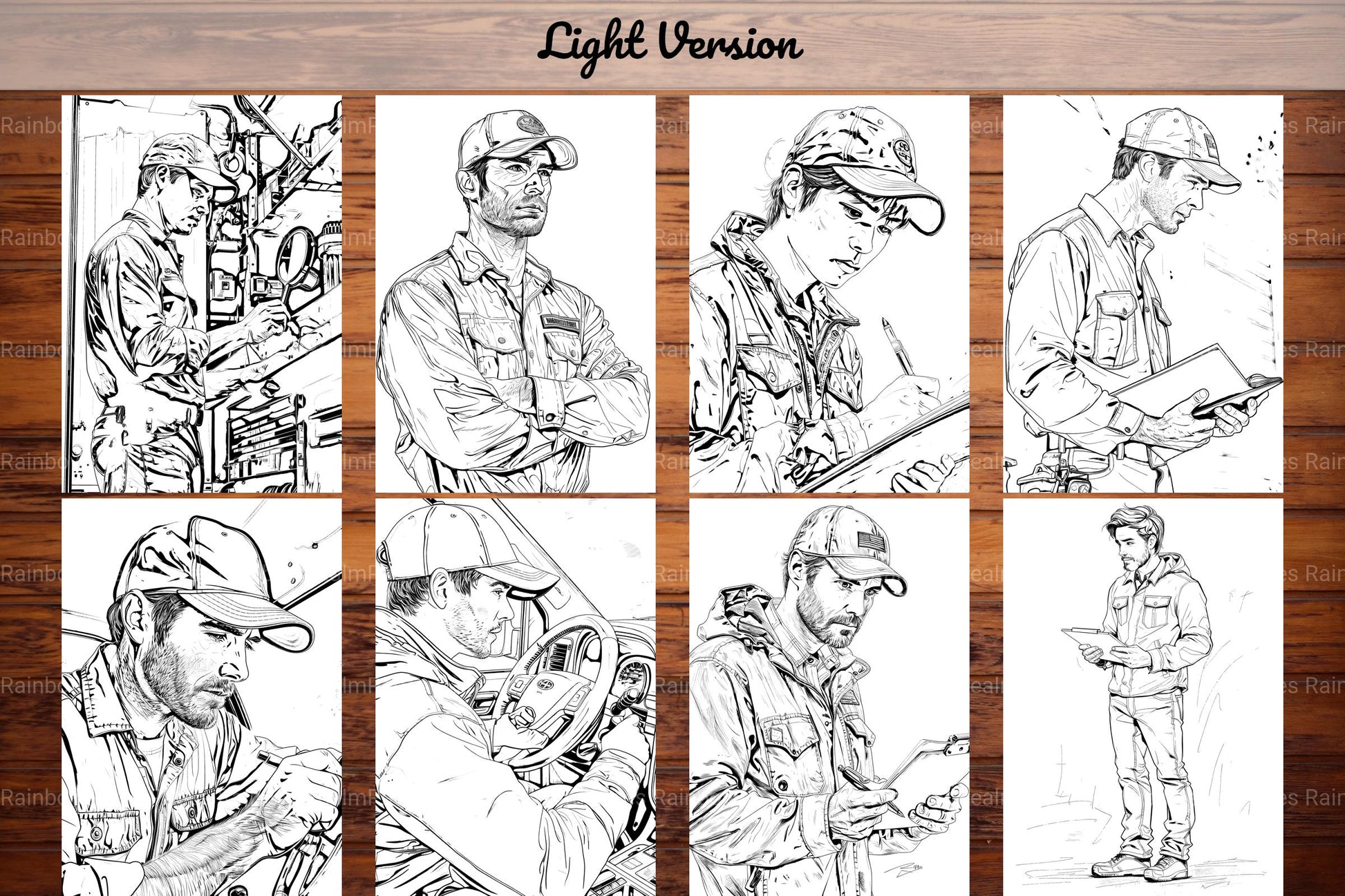 Mechanic Coloring Books - CraftNest - Digital Crafting and Art