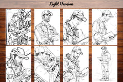 Mechanic Coloring Books - CraftNest - Digital Crafting and Art