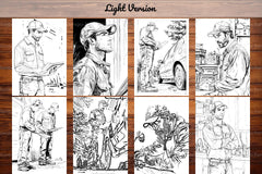 Mechanic Coloring Books - CraftNest - Digital Crafting and Art
