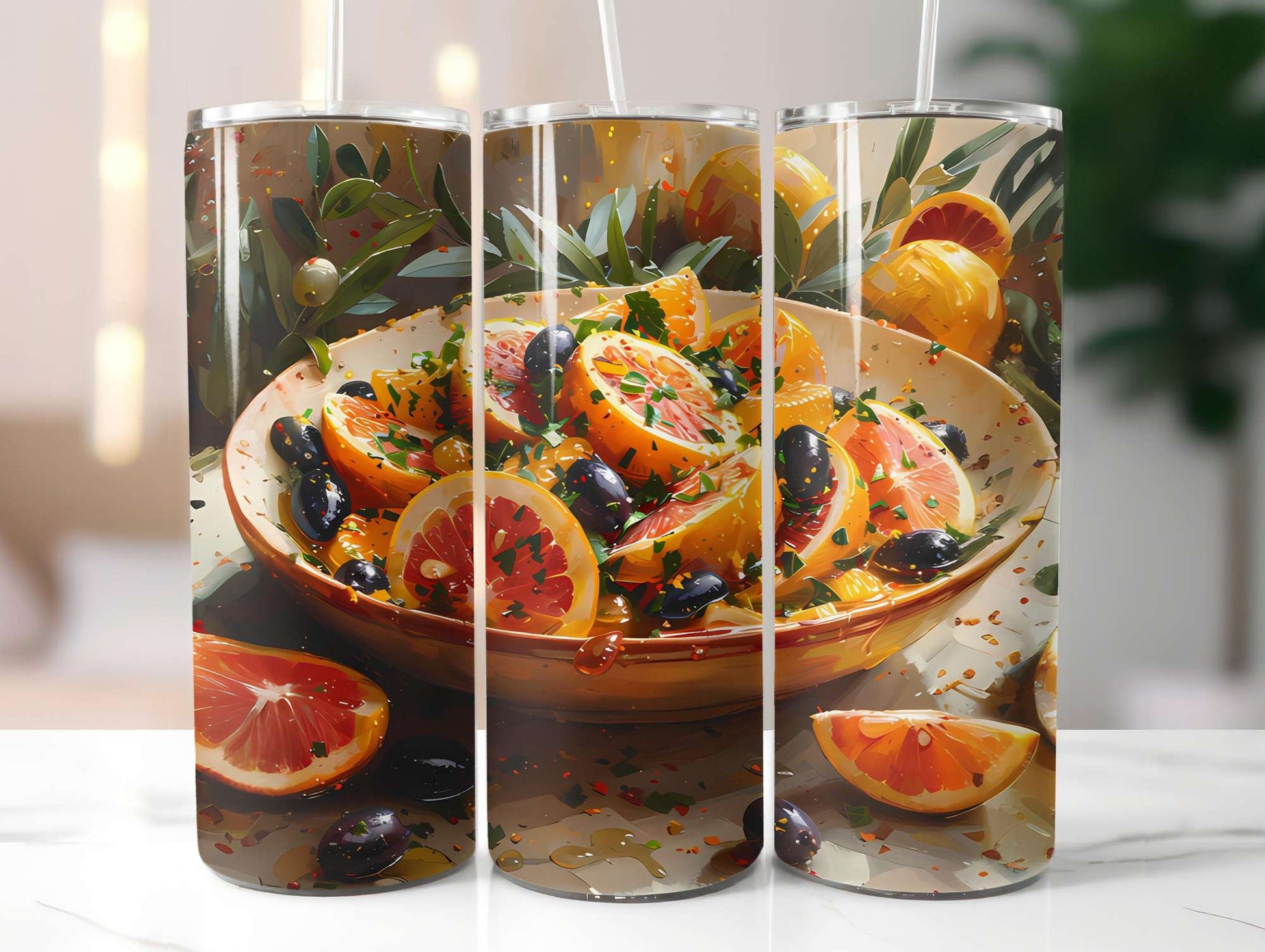 Mediterranean Citrus 1 Tumbler Wrap - CraftNest - Digital Crafting and Art